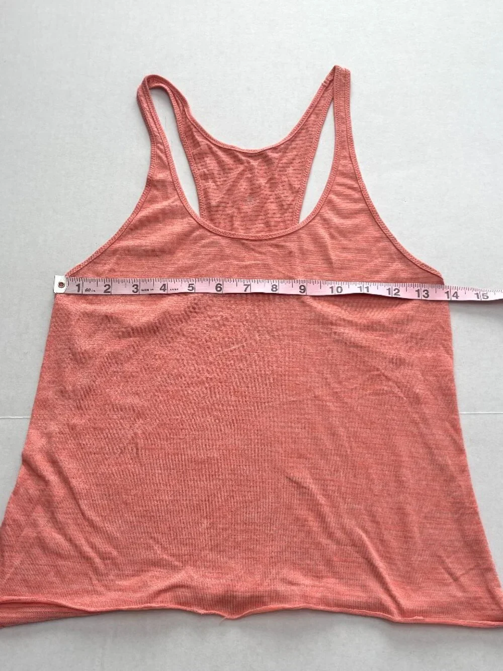 Lululemon Coral Racerback Tank Size Small